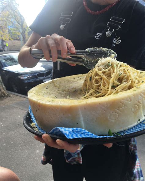 Picture of the Day: Pasta Tossed Inside a Cheese Wheel » TwistedSifter