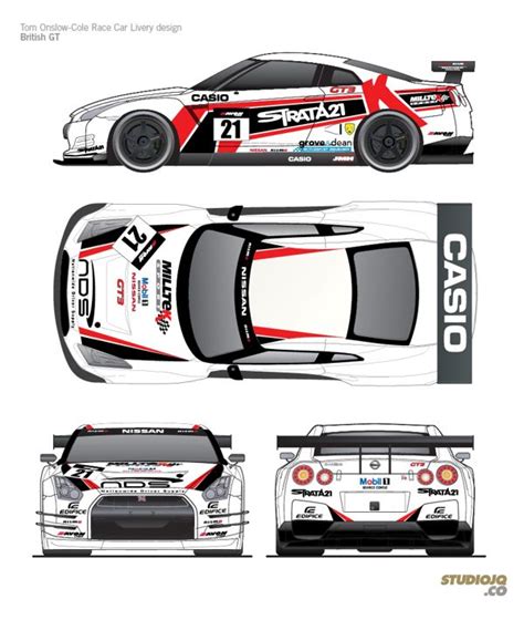 Nissan GT-R NISMO GT3 // Livery design by Jonathan Quintin, via Behance Nissan Gtr R35, Nissan ...