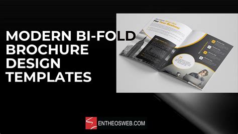 Modern Bi-fold Brochure Design Templates | EntheosWeb