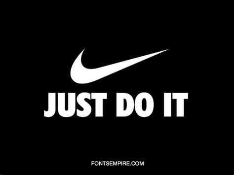 Nike Just Do It Font Free Download - Fonts Empire