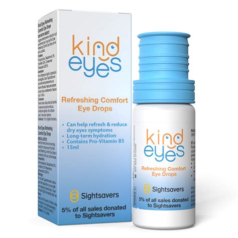 Buy Refreshing Eye Drops - Rehydrating for Dry or Tired Eyes - Kind Eyes - Water-Based ...