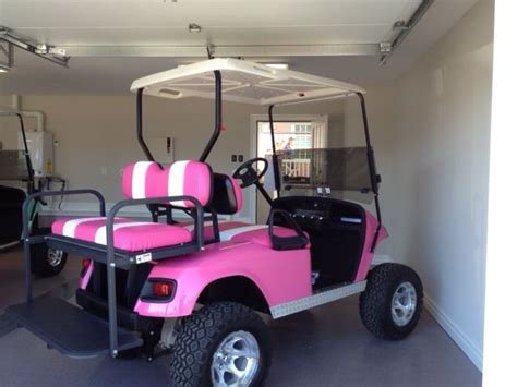 Pink golf cart to get around in | Golf carts, Golf, Golf car