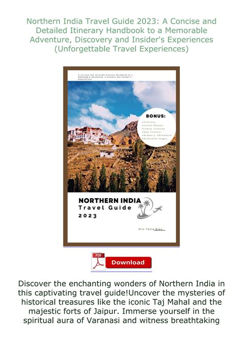 [EPUB] Northern India Travel Guide 2023: A Concise and Detailed ...