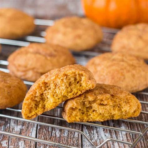 Pumpkin Spice Cookies (video) - Little Sweet Baker