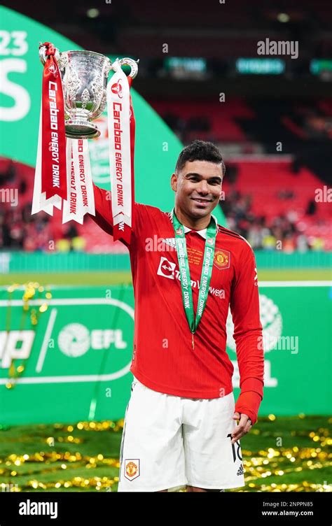 Carabao cup final 2023 casemiro hi-res stock photography and images - Alamy