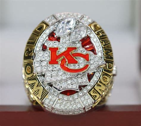 Offical one 2020 Kansas City Chiefs super bowl 54 championship ring 7-15S