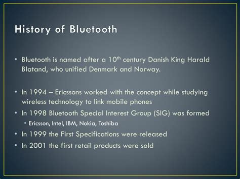 PPT - BlueTooth PowerPoint Presentation, free download - ID:2411708