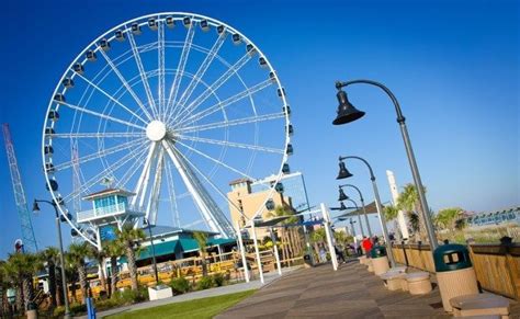 The Myrtle Beach Skywheel. Located in downtown Myrtle Beach along the ...