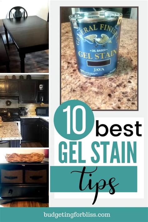 10 Best Gel Stain Tips for Beginners - Budgeting for Bliss