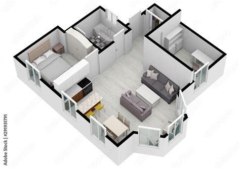 Obraz Floor Plan Ideas. Floor Plan Design Services. Residential 3d ...