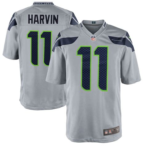 Nike Percy Harvin Seattle Seahawks Game Jersey – Gray | Jumpzoom