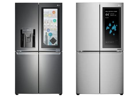 Lg Smart Refrigerator Touch Screen - costco mini fridge freezer