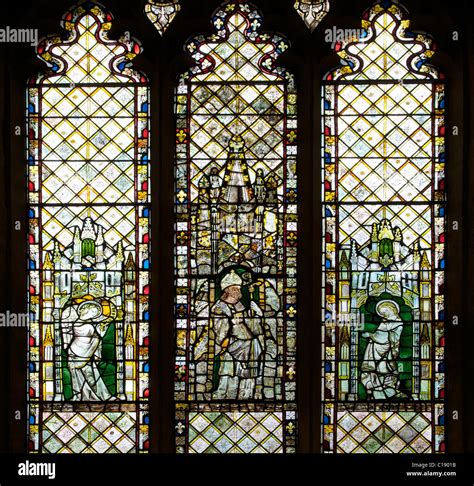 14th century medieval stained glass windows, Latin Chapel, Christ ...