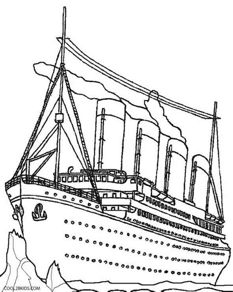 Printable Titanic Coloring Pages For Kids | Cool2bKids | Titanic drawing, Titanic, Coloring pages