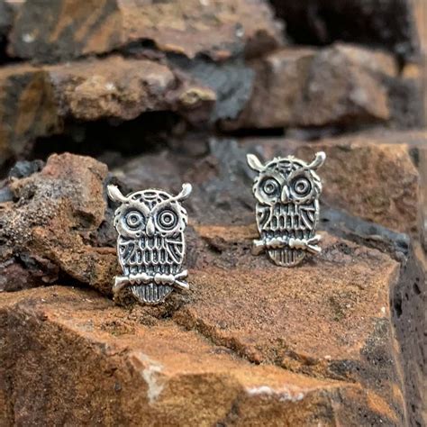 Sterling Silver Owl Earrings - GLE-Good Living Essentials