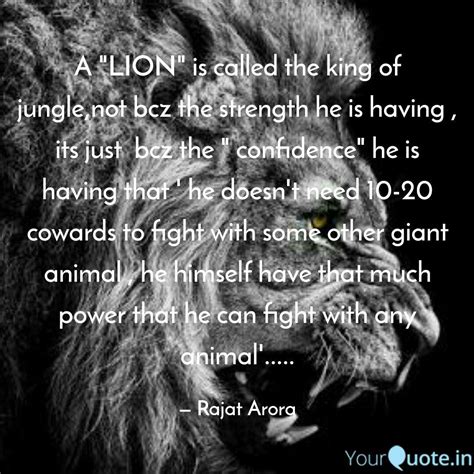 Lion King Of The Jungle Quotes