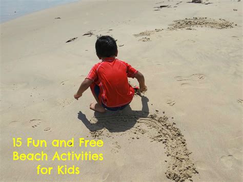 15 Fun and Free Beach Activities for Kids - Mommy Snippets