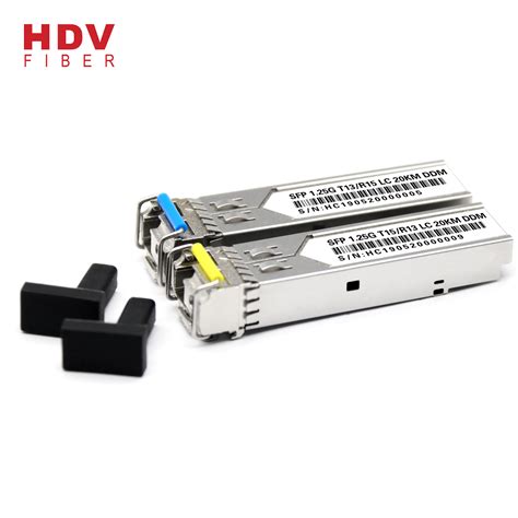 China 20km Single Mode Lc Connector 1.25g Single Fiber Sfp Transceiver ...