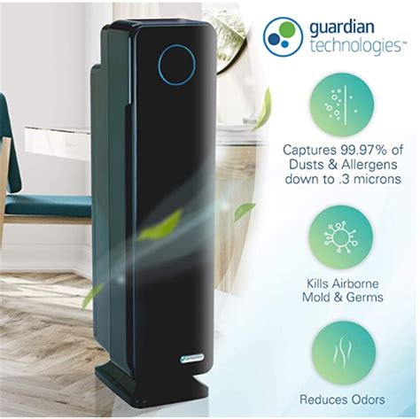 Germ Guardian True HEPA Filter Air Purifier With UV Light Sanitizer ...