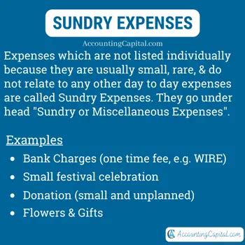 What are Sundry Expenses? - Accounting Capital