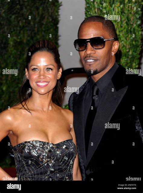 Stacey Dash, left, and Jamie Foxx arrive at the Vanity Fair Oscar party on Sunday, March 7, 2010 ...