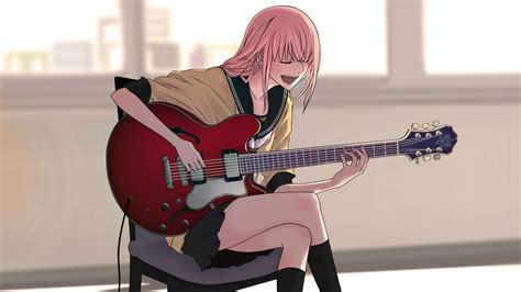 Anime Girls With Guitar HD Wallpapers - Wallpaper Cave