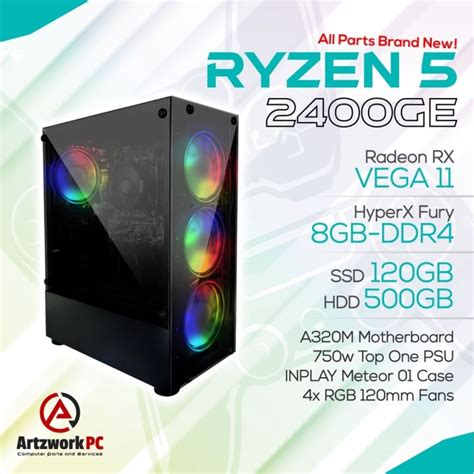 AMD Ryzen 5 2400GE Gaming Desktop Unit | Lazada PH