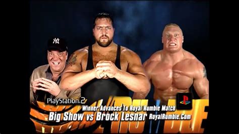 Story of Big Show vs Brock Lesnar | Royal Rumble 2003 - YouTube