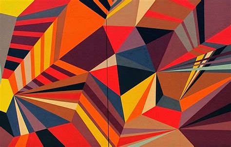 Famous Geometric Paintings | These colorful geometric murals were done ...