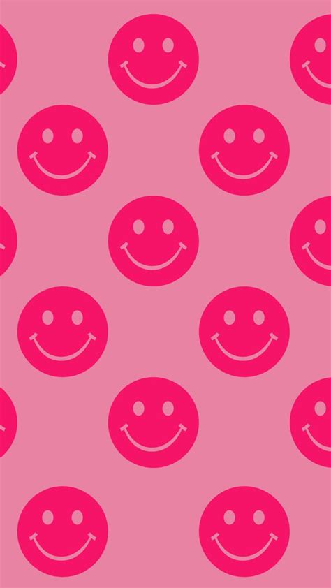 pink smiles screensaver in 2021 | Iphone wallpaper pattern, Preppy ...