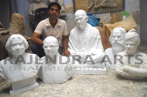 White Marble Freedom Fighter Statues, For Exterior Decor at Rs 100000 in Jaipur