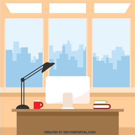 OFFICE INTERIOR CLIP ART.ai Royalty Free Stock SVG Vector and Clip Art