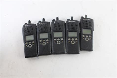 Motorola XTS 2500 Two Way Radios, 5 Pieces | Property Room