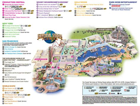 Maps Of Universal Orlando Resort's Parks And Hotels - Universal Studios Florida Resort Map ...