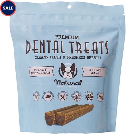 Natural Dog Company Dental Treats for Dogs, Count of 18 | Petco