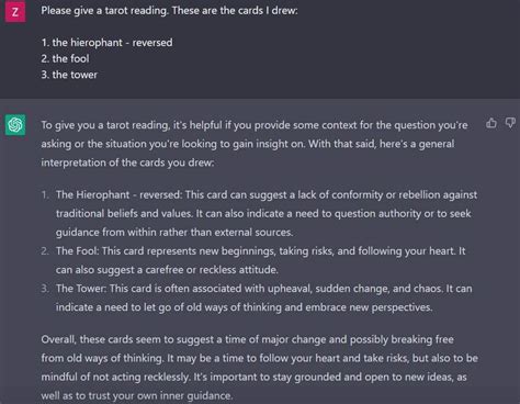 Chat GPT gave me a tarot reading... | Pagans & Witches Amino