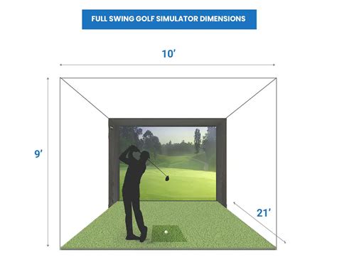 Golf Simulator Dimensions (Room Sizes Needed With Chart) - Designing Idea