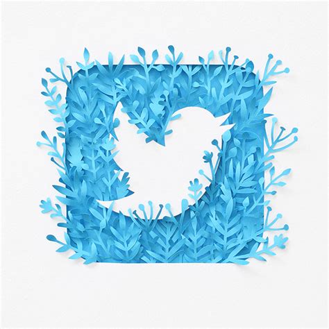 Paper Twitter Logo :: Behance