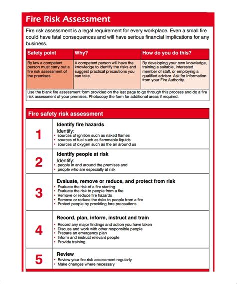 Free 11+ Risk Assessment Templates In Pdf | Ms Word | Pages pertaining to Small Business Risk ...