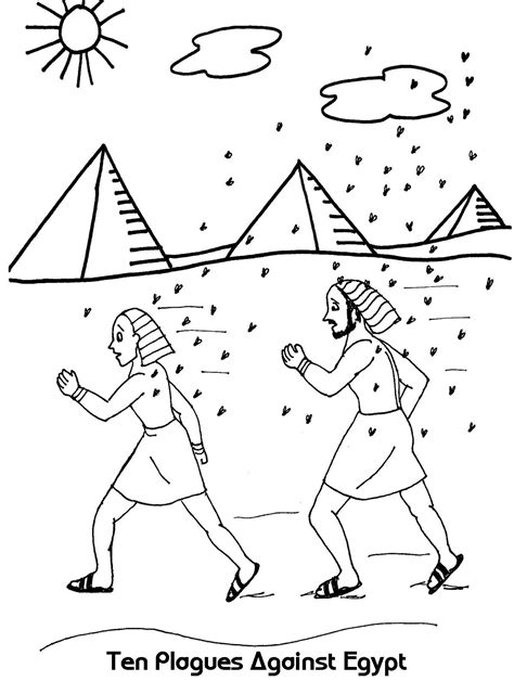 10 Plagues Of Egypt Coloring Pages at GetColorings.com | Free printable colorings pages to print ...