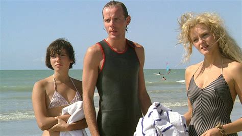 Amanda Langlet, Pascal Greggory and Arielle Dombasle in Pauline à la plage. 1983 Mystery Theater ...