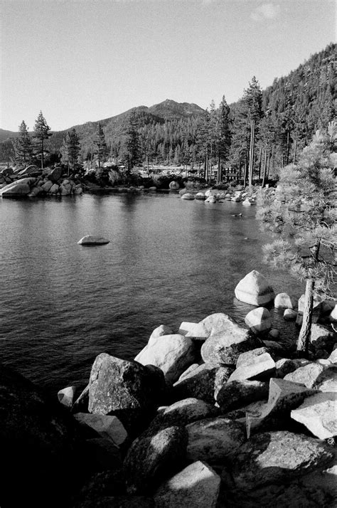 Lake Tahoe Black and White Film Photo Print 02, Photography, Wall Decor ...