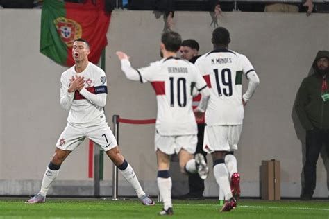 Watch: Cristiano Ronaldo unveils new goal celebration for Portugal ...