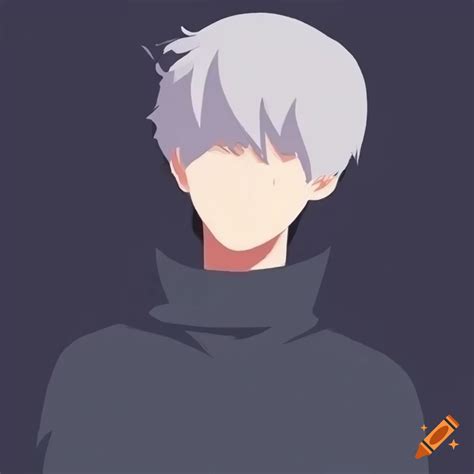 Anime character male minimalist