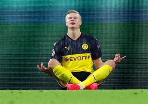 Erling Haaland Meditation "i'm happy psg copied my meditation celebration" - PRO BIKE BLOG