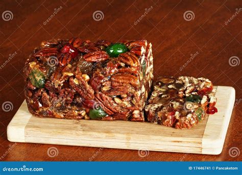 Sliced fruit cake stock image. Image of sliced, pecans - 17446741