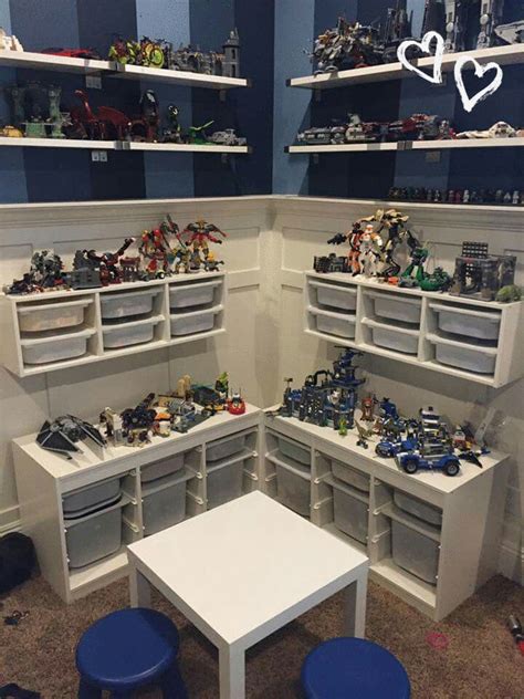 Lego Shelves, Playroom Shelves, Diy Playroom, Lego Storage, Kids Room ...
