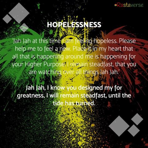 Hopelessness Rasta Prayer - Rastaverse