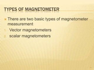 Persentation on magnetometer | PPT