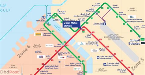 Union Metro Station Dubai Location and Map